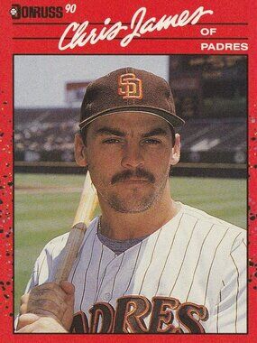 Chris James - Donruss 90 Baseball Card
